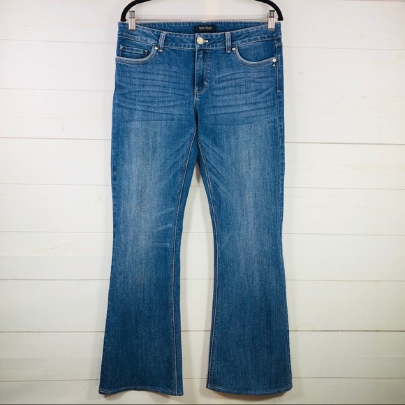 White House Black Market Denim - White House Black Market Skinny Flare Jeans Sz 8R